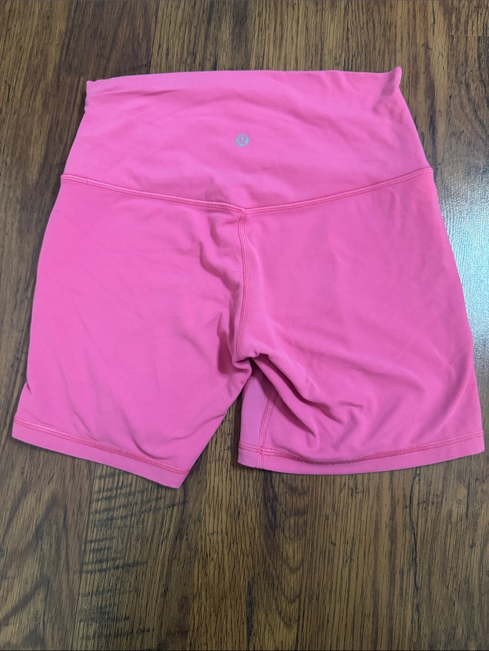 lululemon athletica High-Rise Neon Pink Bike Shorts 18.T